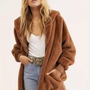 Free People Faux Fur Jacket